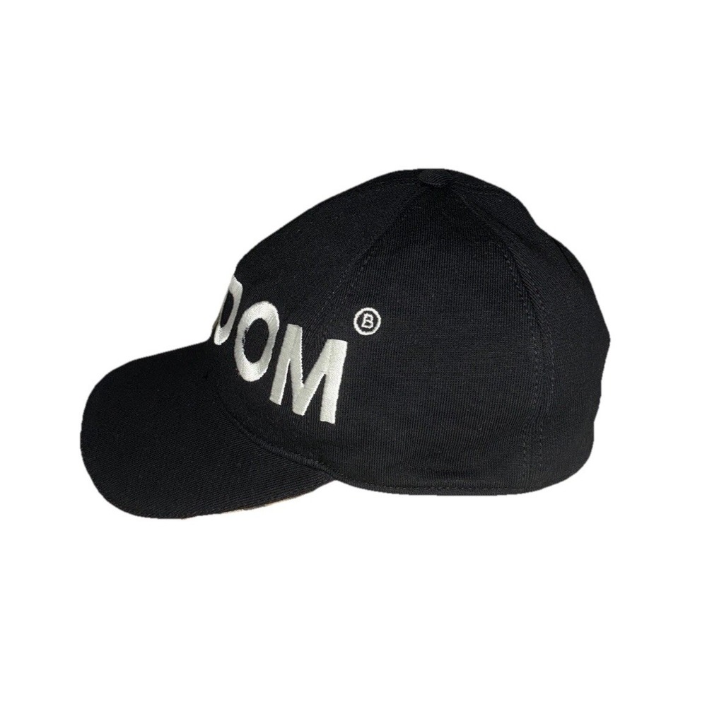 BURBERRY Baseball Cap Men's‎ M Black October B Series Kingdom Logo Italy NEW - Picture 4 of 9